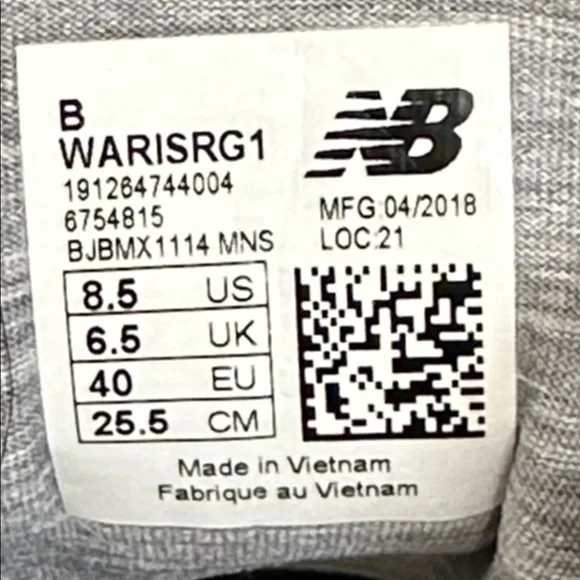 New Balance Fresh Foam Arishi Gray & White Running Shoes Size 8.5 - Picture 8 of 8